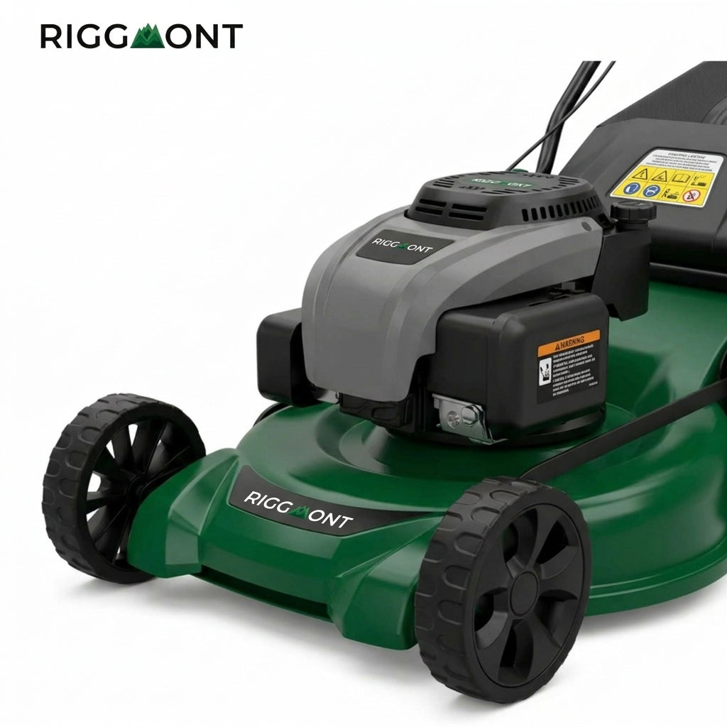 RIGGMONT TurfMaster 20-Inch 185cc PowerMove 3-in-1 Lawn Mower