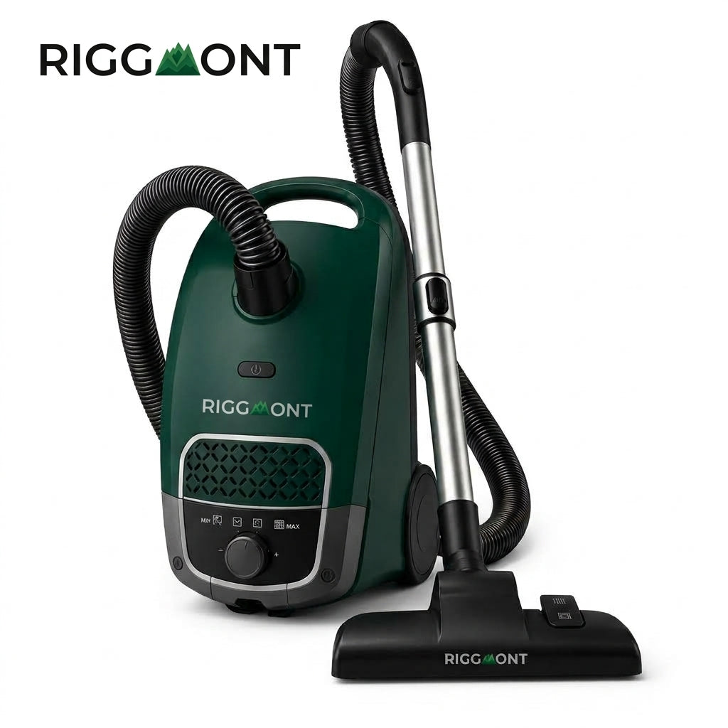 RIGGMONT CleanGuard S1 Bagged Cylinder Vacuum Cleaner