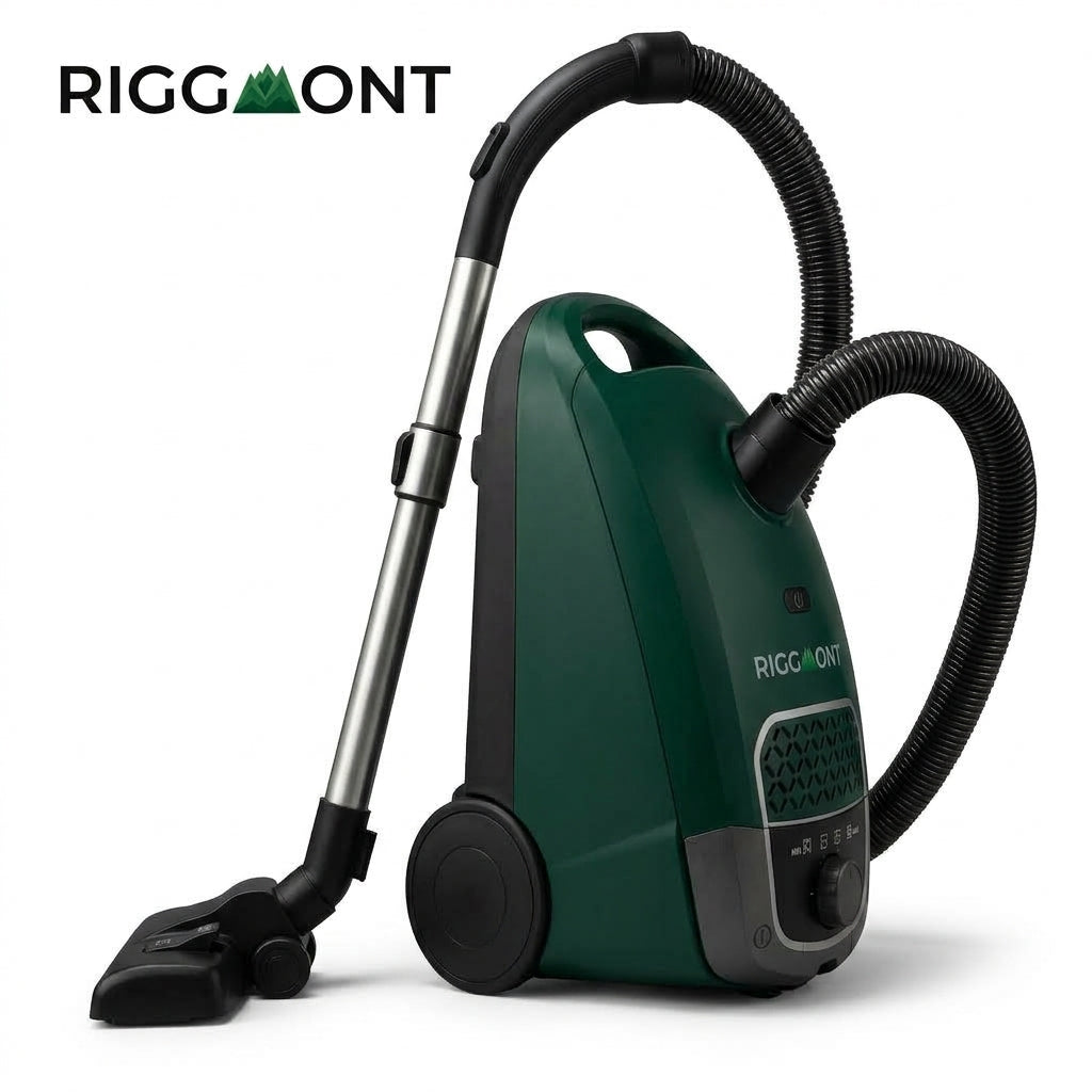 RIGGMONT CleanGuard S1 Bagged Cylinder Vacuum Cleaner